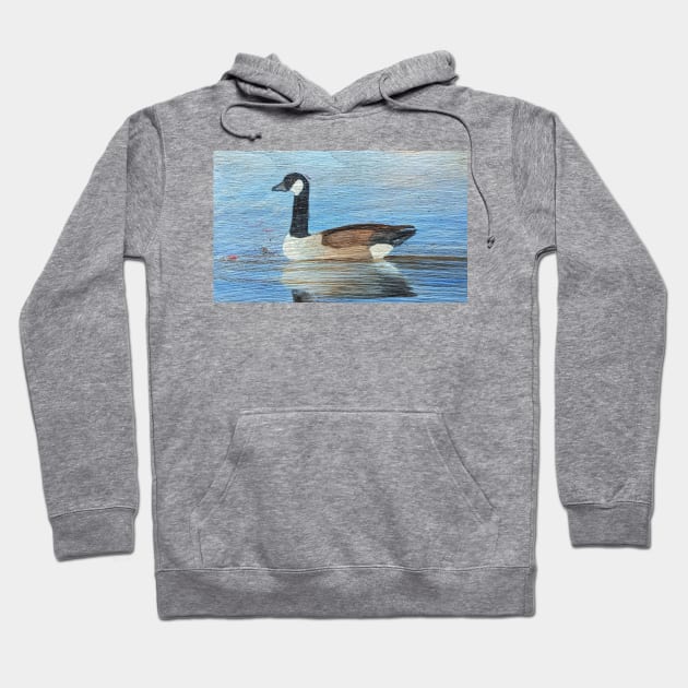 Canada Goose Reflections on the Lake Hoodie by Matt Starr Fine Art